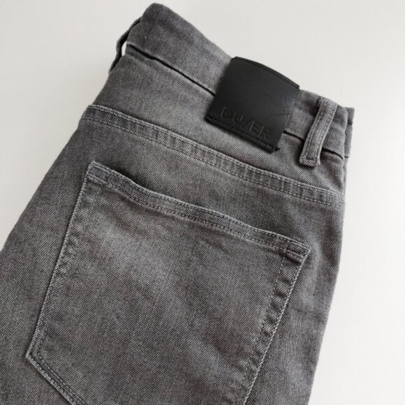 DUER Skinny Jeans Size 28 Gray Mid Rise Neutral Stretch Cotton Blend WFLK2 - Picture 2 of 13